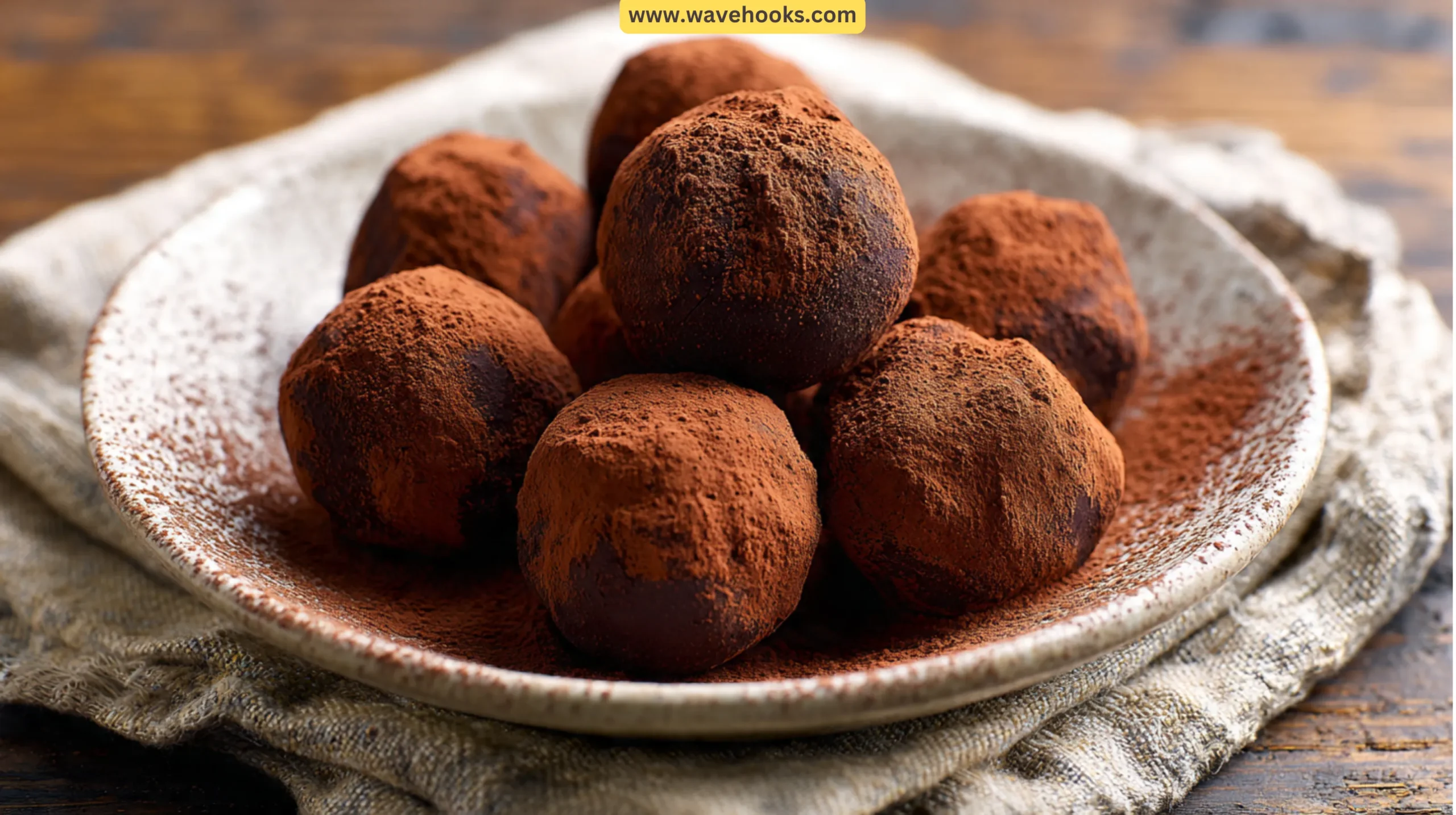 2. Bourbon-Dark Chocolate Truffles