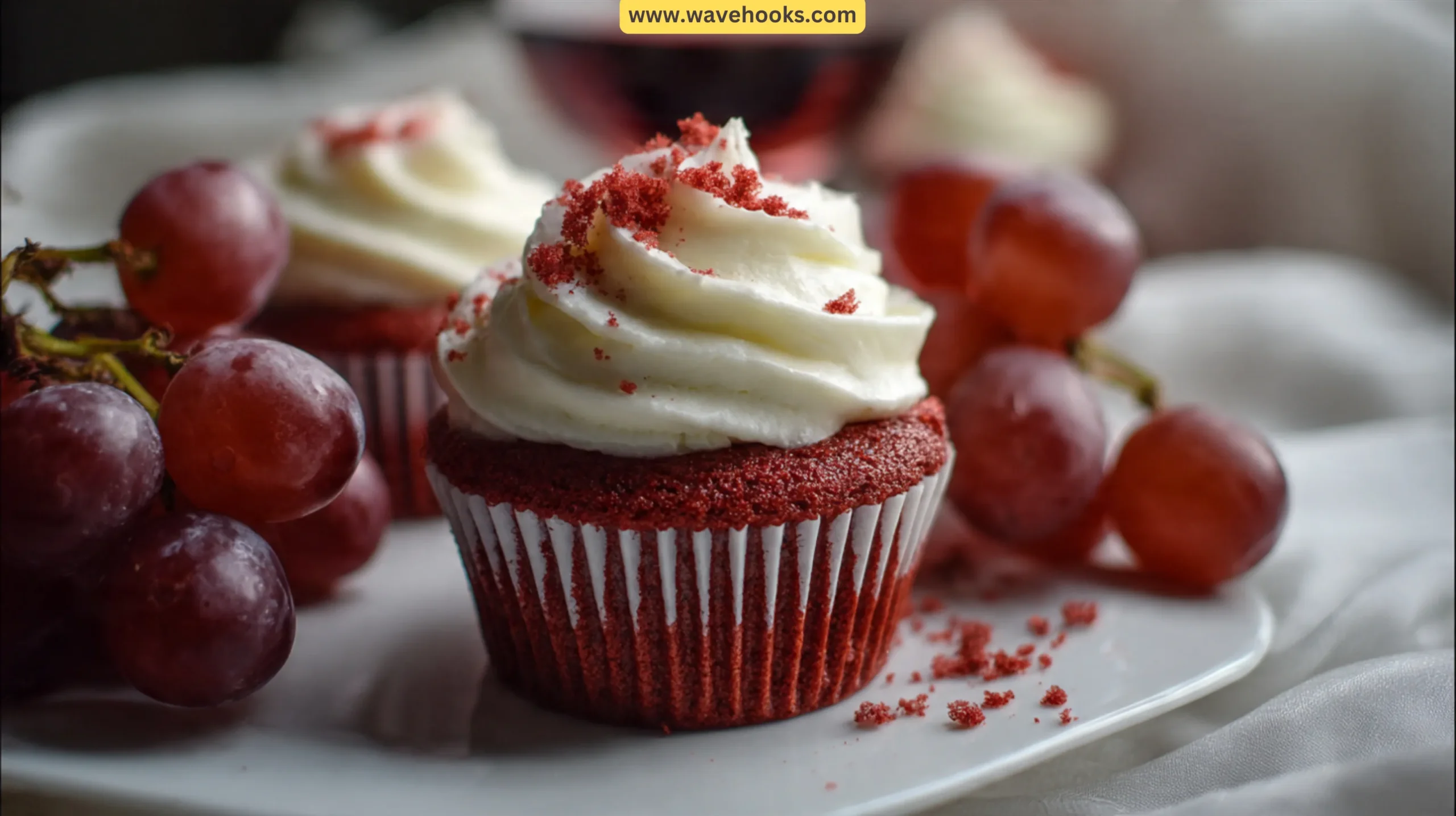 3. Red Wine Velvet Cupcakes