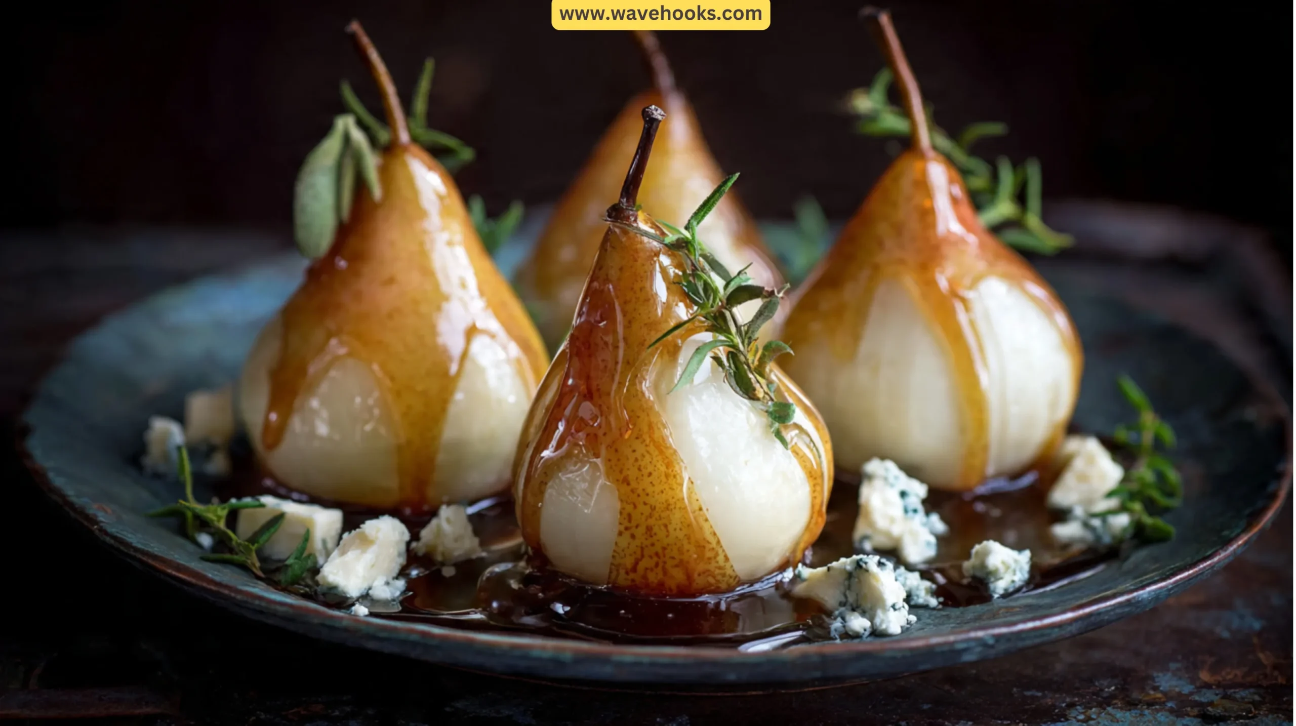 10. Prosecco-Poached Pears