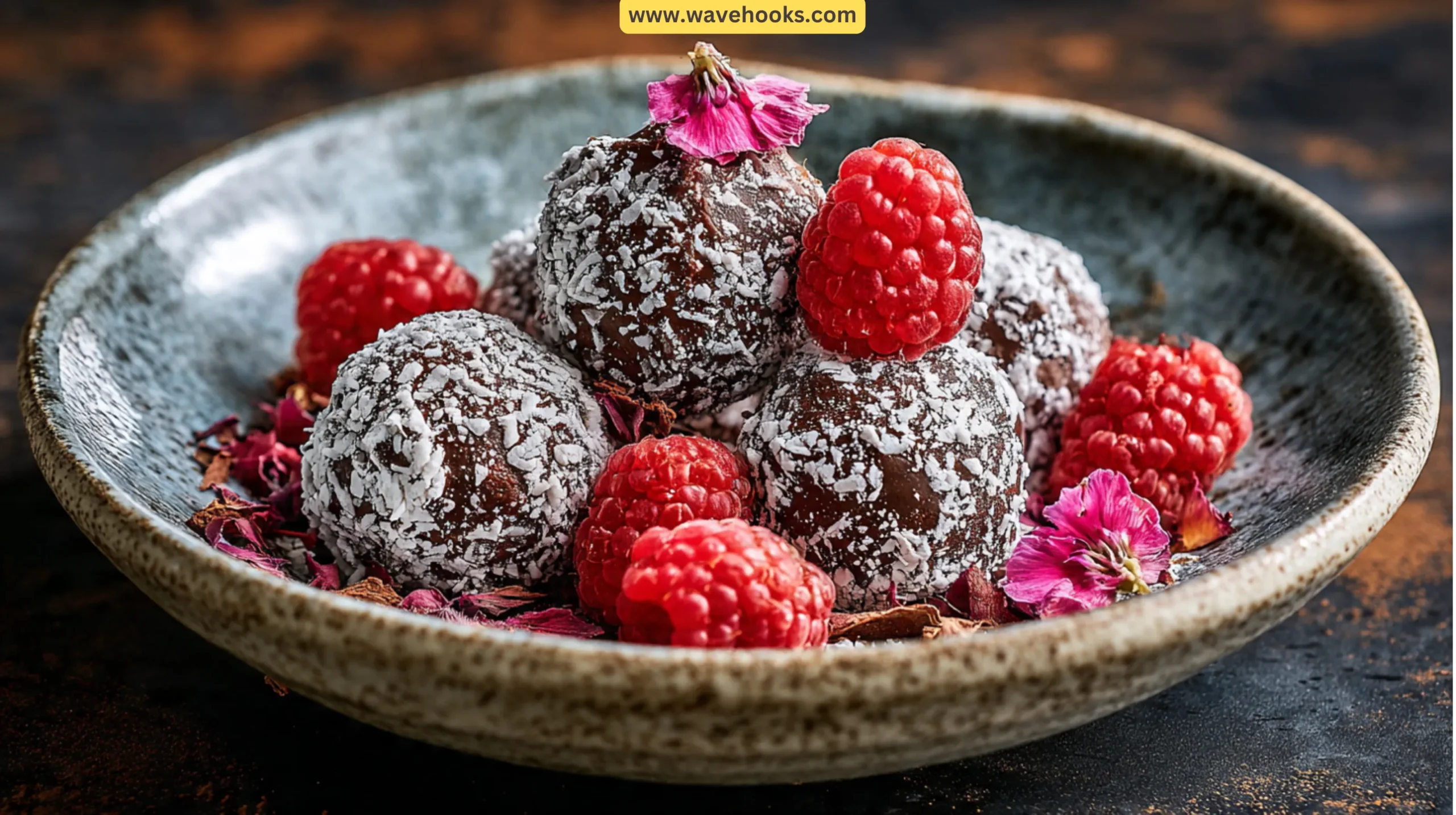 32. Raspberry Balsamic Chocolate Truffles