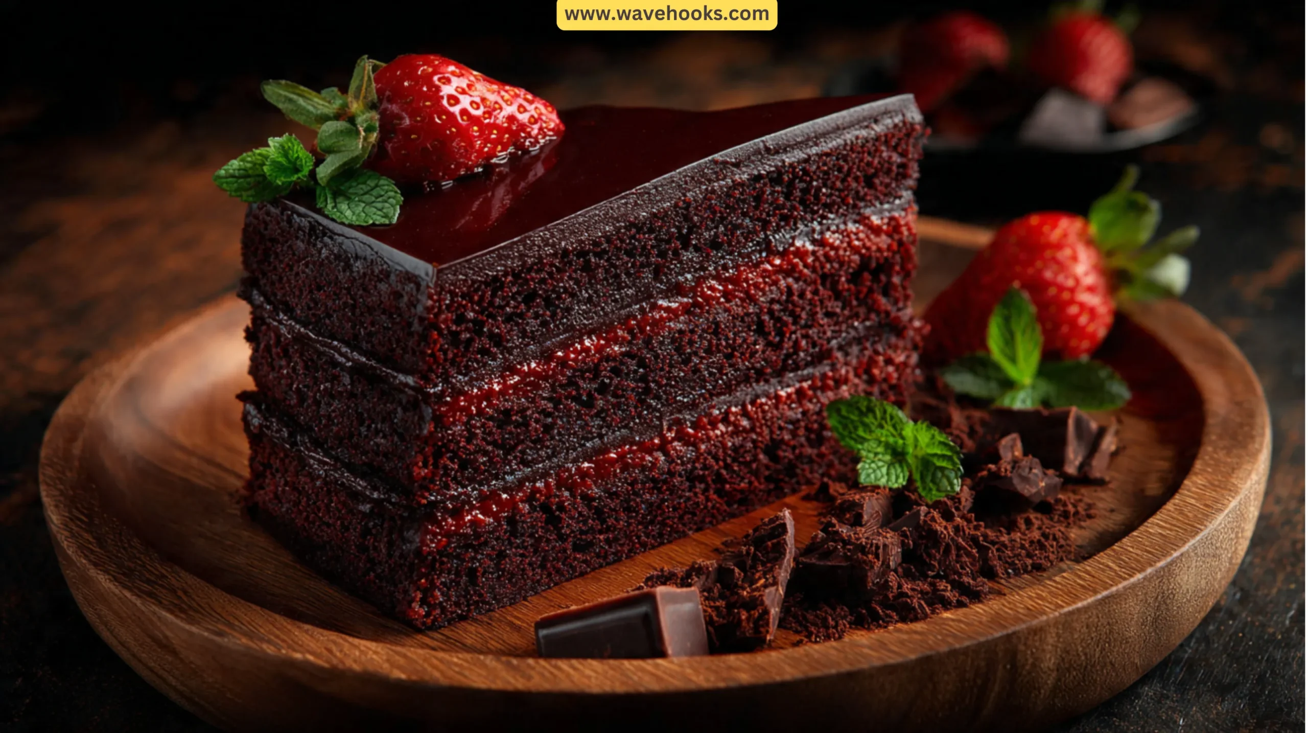 33. Red Wine Chocolate Cake