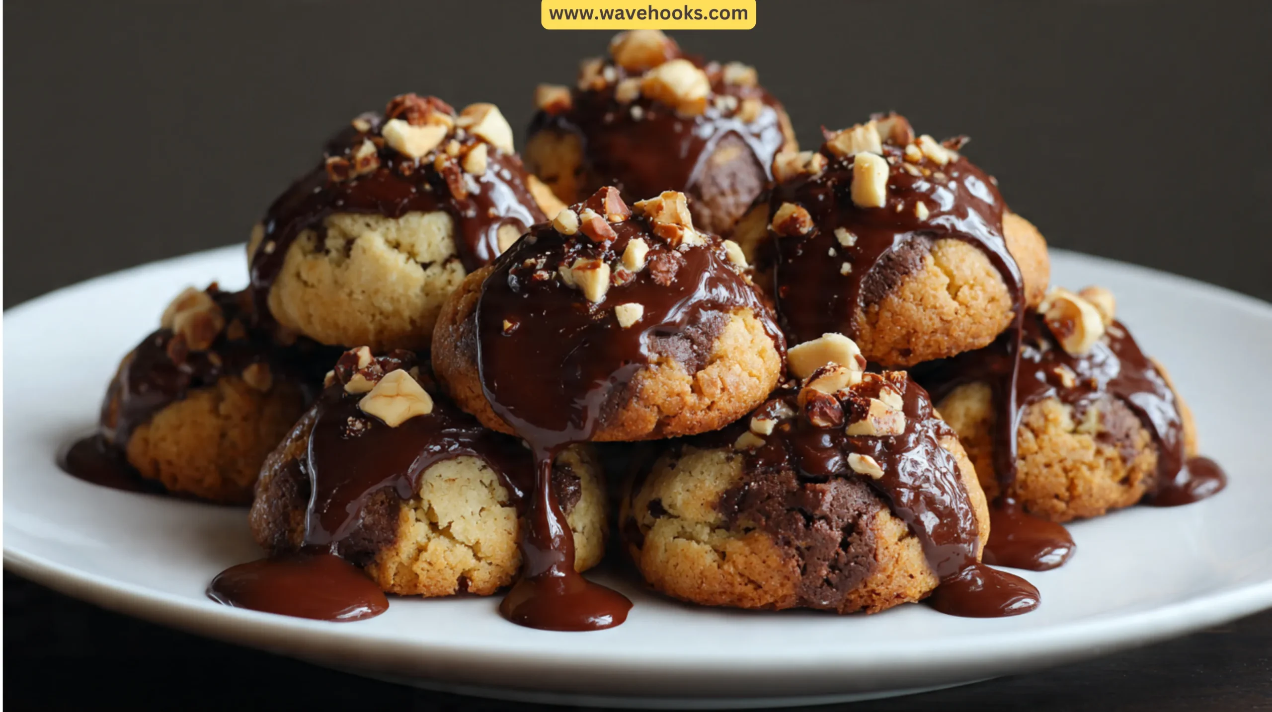 38. Ganache-Dipped Hazelnut Biscotti