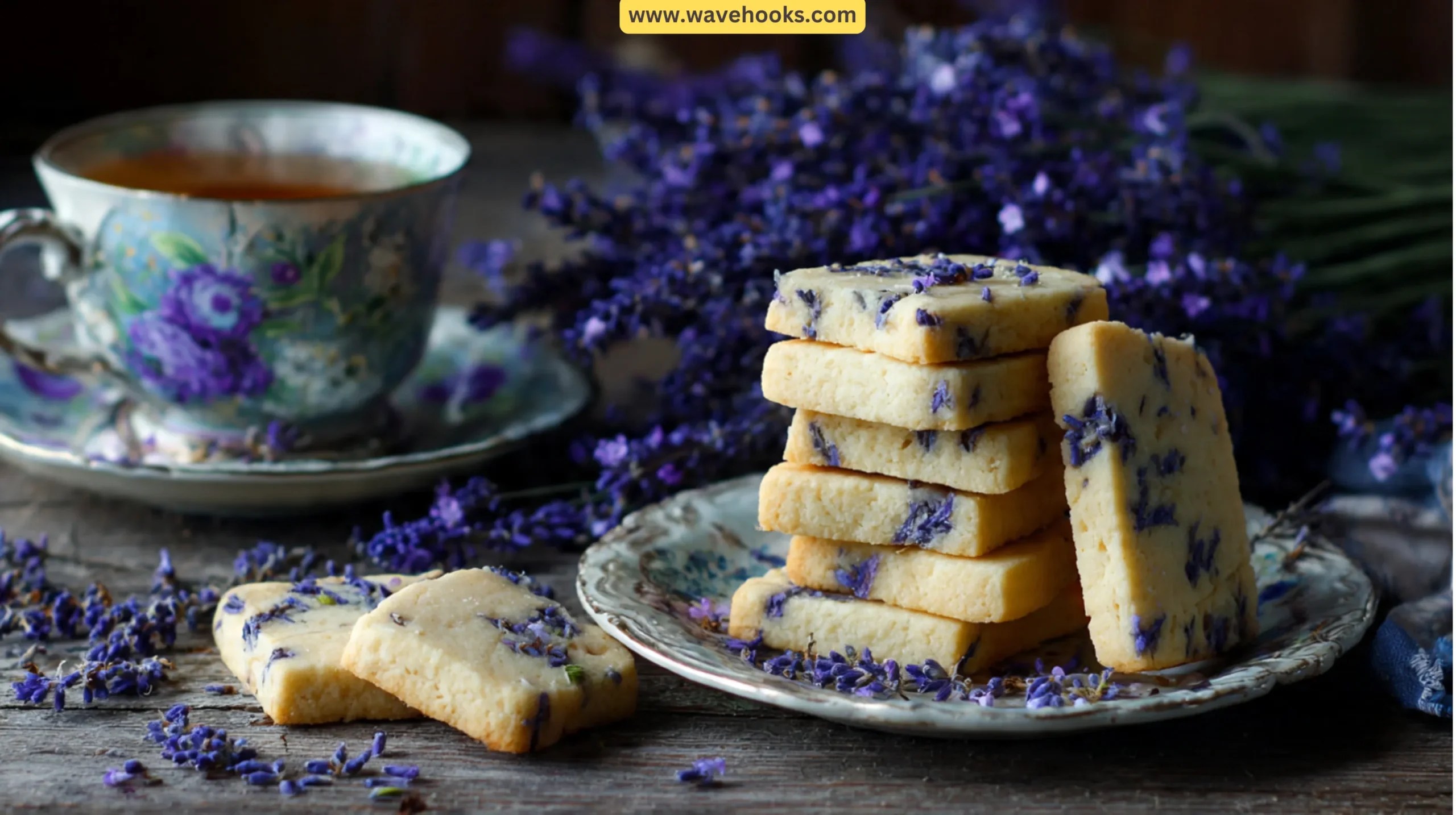 44. Lavender-Scented Shortbread Cookies