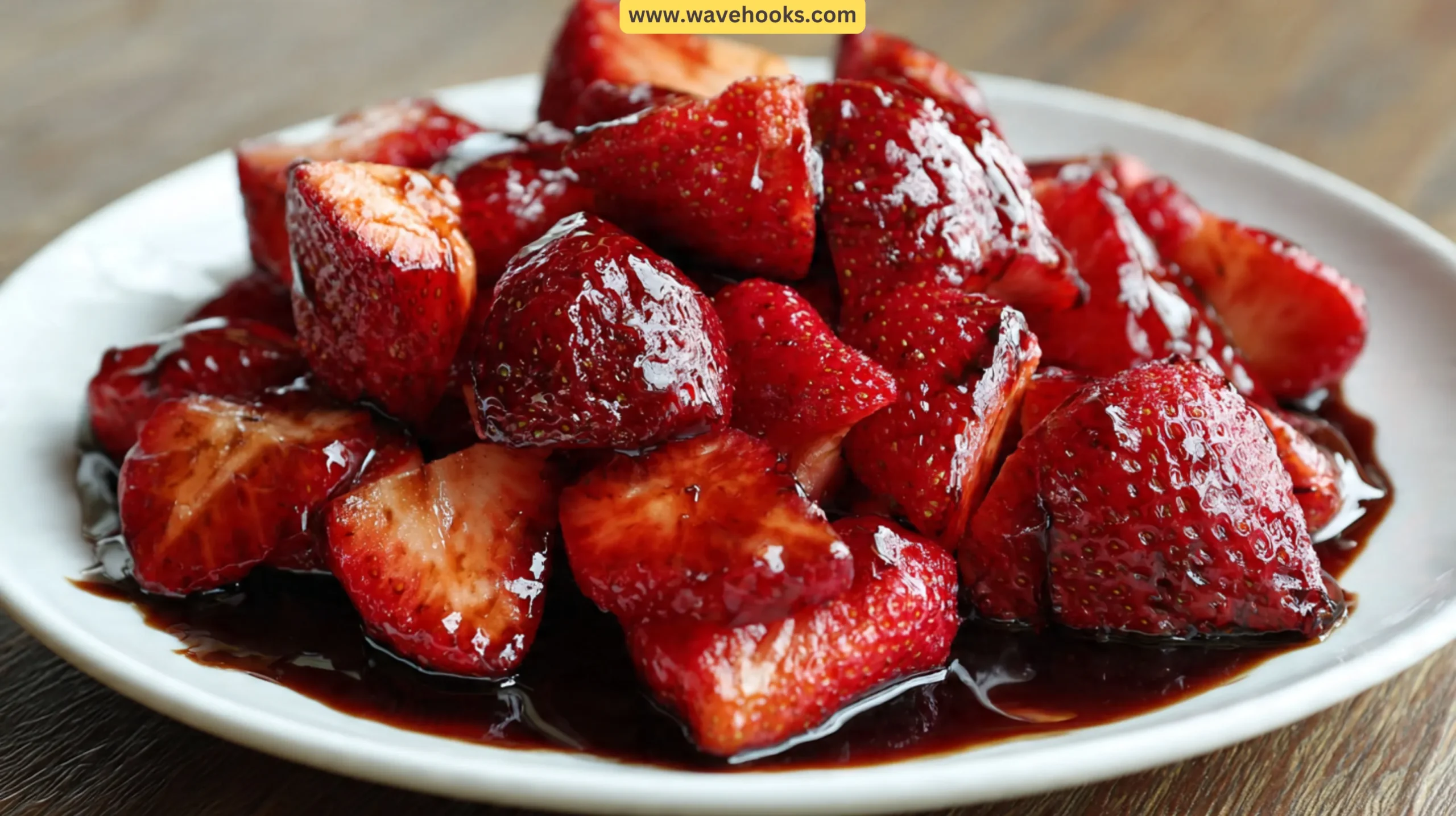 45. Balsamic Roasted Strawberries