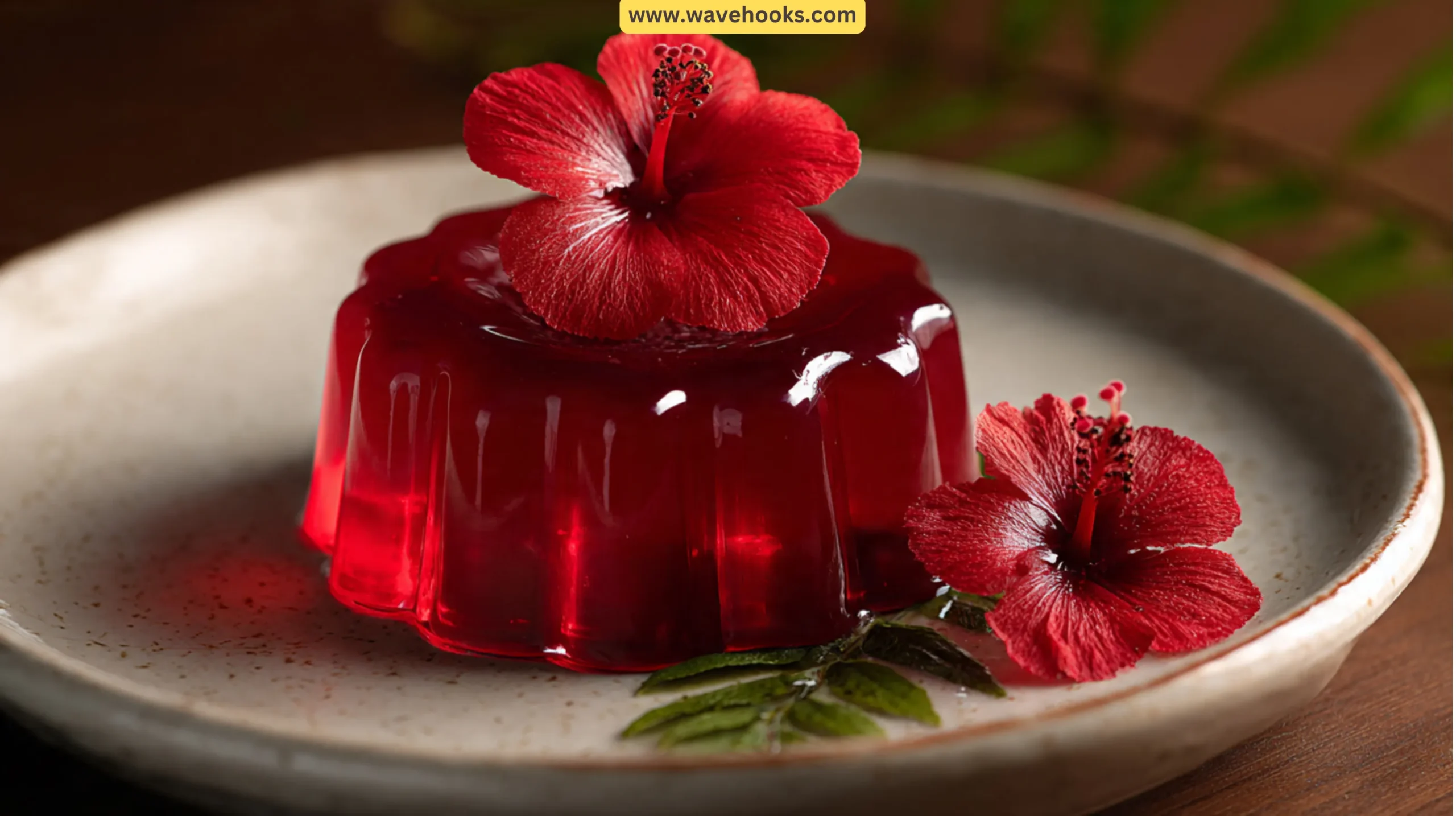 46. Hibiscus Flower Tea Jelly
