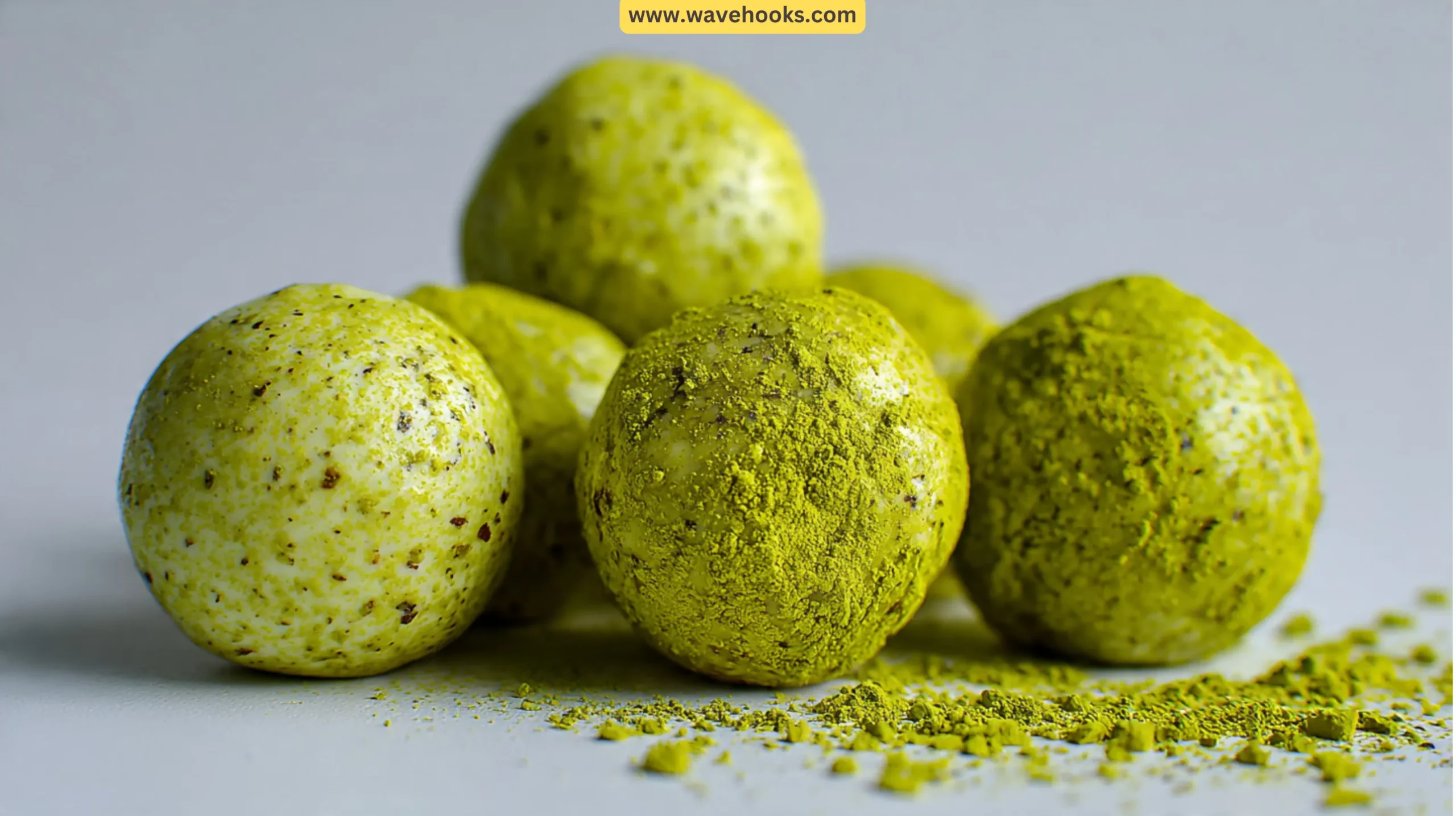 51. Matcha Green Tea Truffles