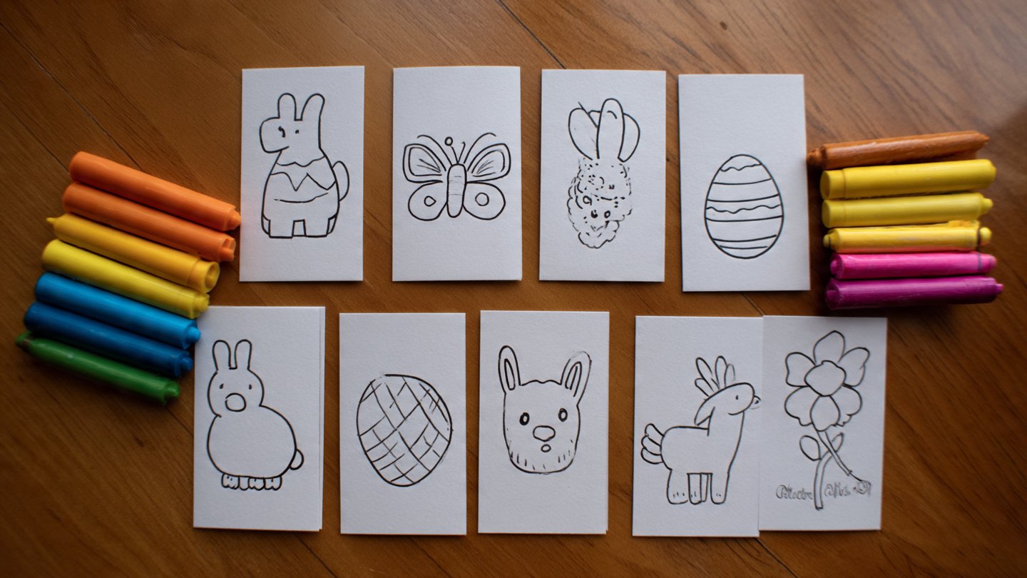 19. Mini Coloring Cards
