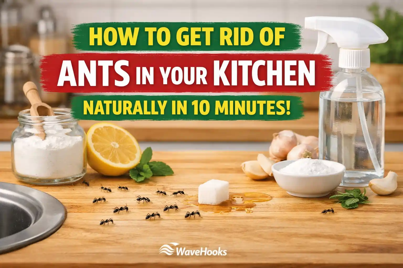 How To Get Rid Of Ants In Kitchen Naturally In 10 Minutes!