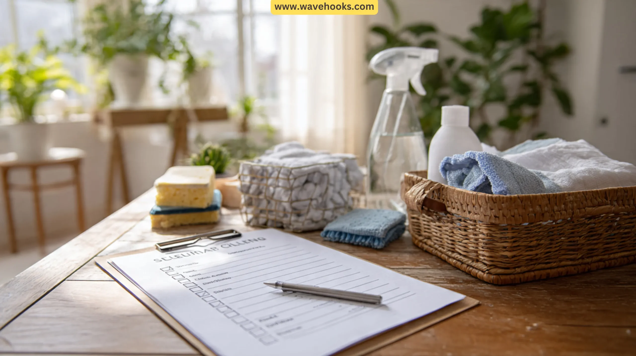 Use a Printable Spring Cleaning Checklist