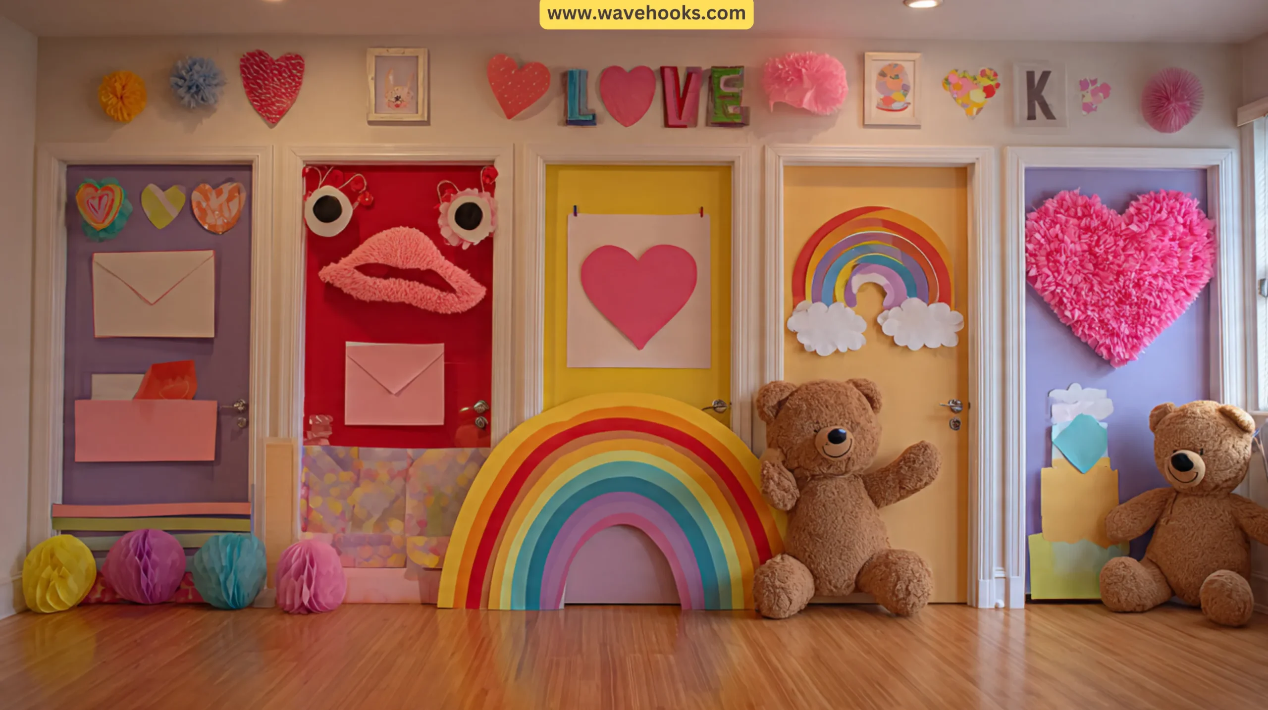 Preschool & Kindergarten Valentine Door Decoration Ideas