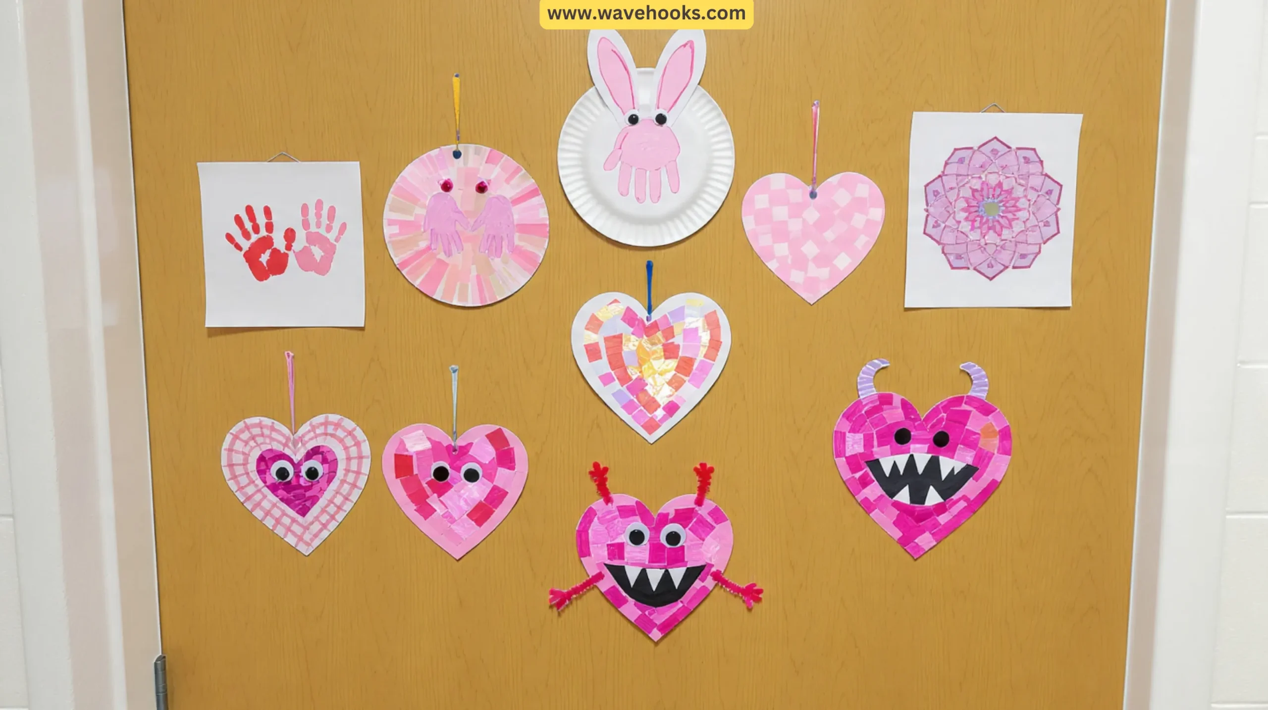 Kid-Friendly Valentine Crafts for Door Decor