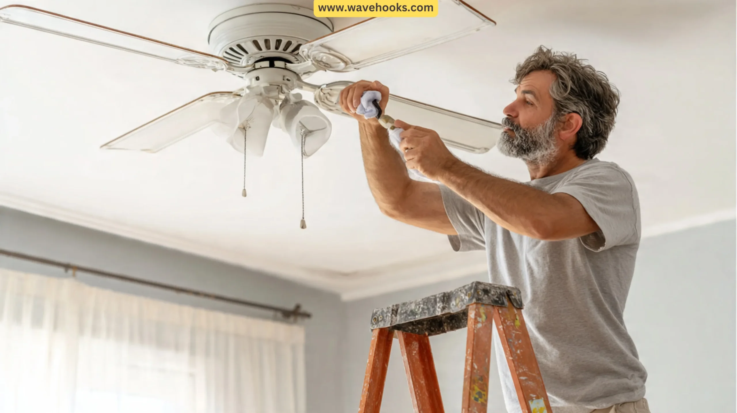 Safety Tips For Cleaning Ceiling Fans