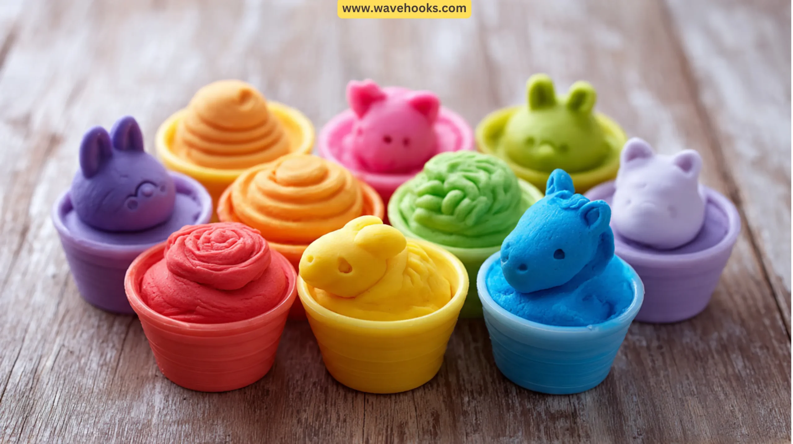17. Mini Play-Dough Pots