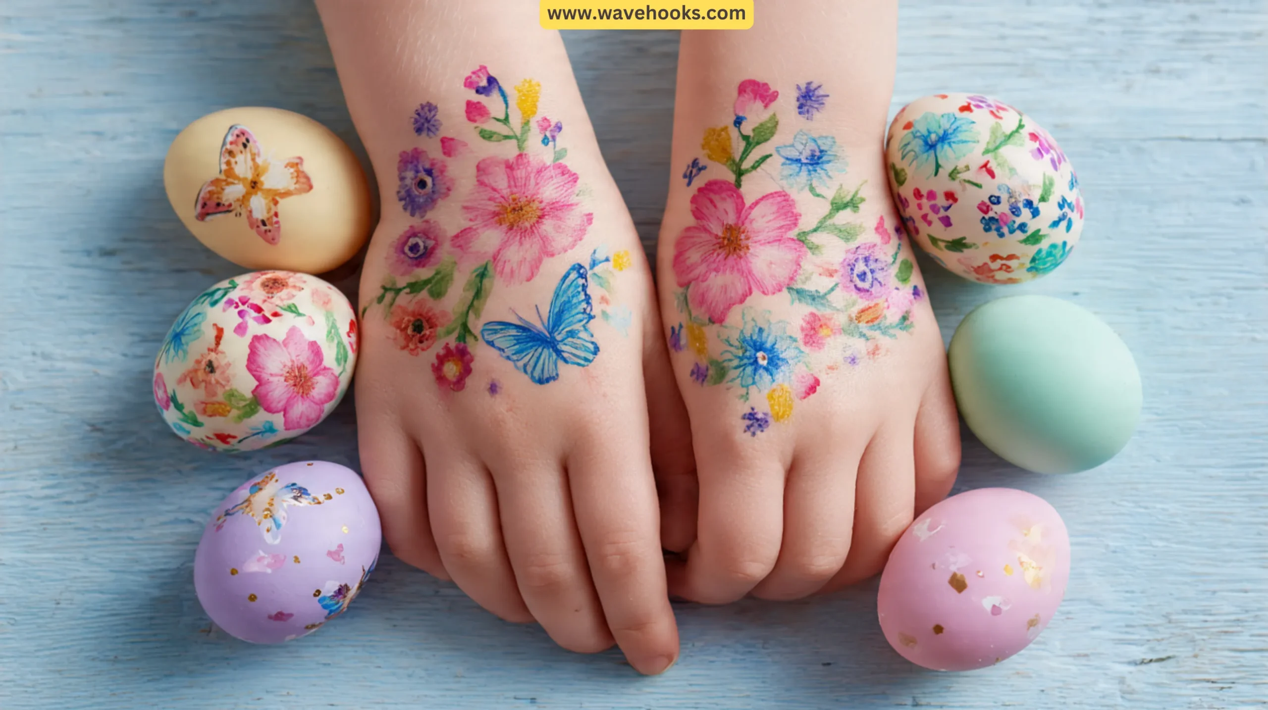 45. Spring-Themed Temporary Tattoos