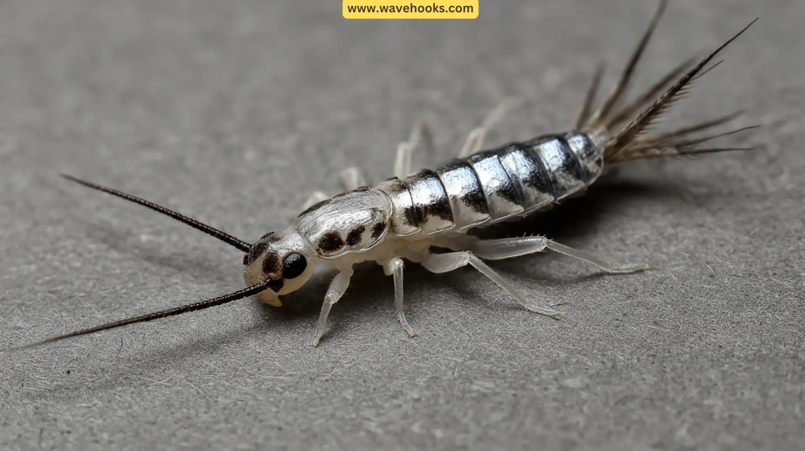 3. Silverfish (Lepisma saccharina)