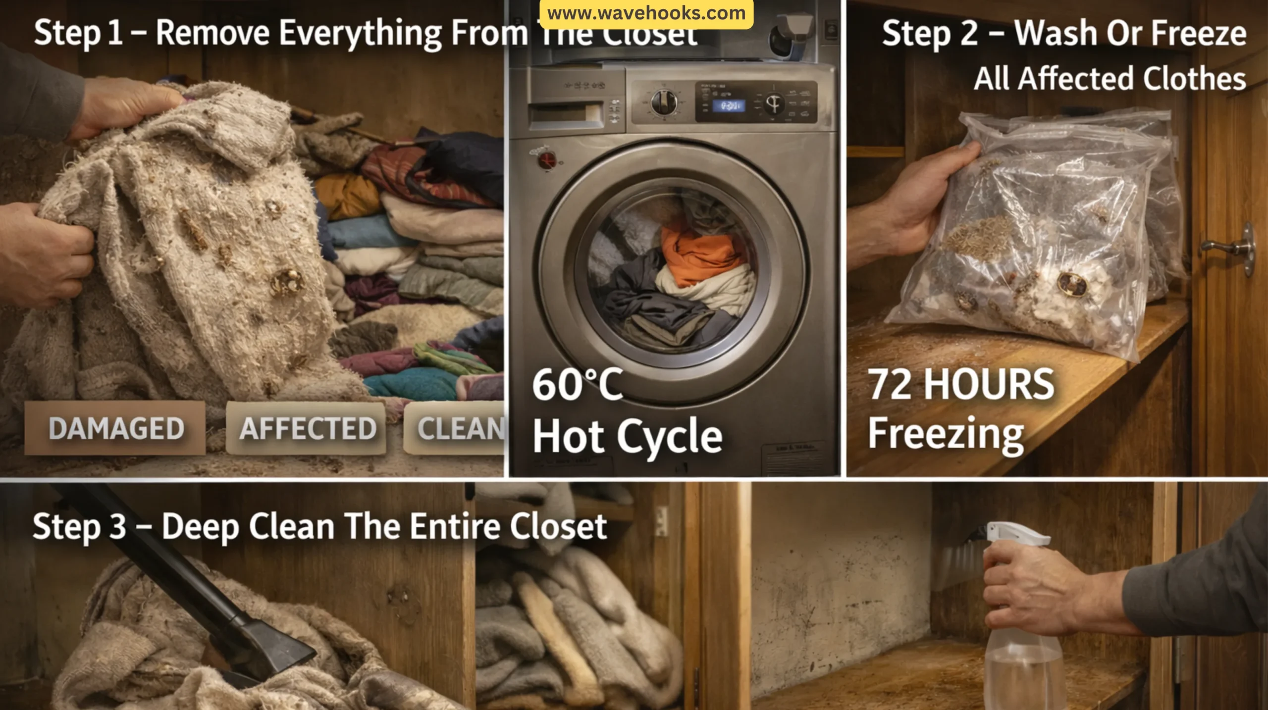 How to Get Rid of Tiny Bugs in the Closet: Step-by-Step Guide