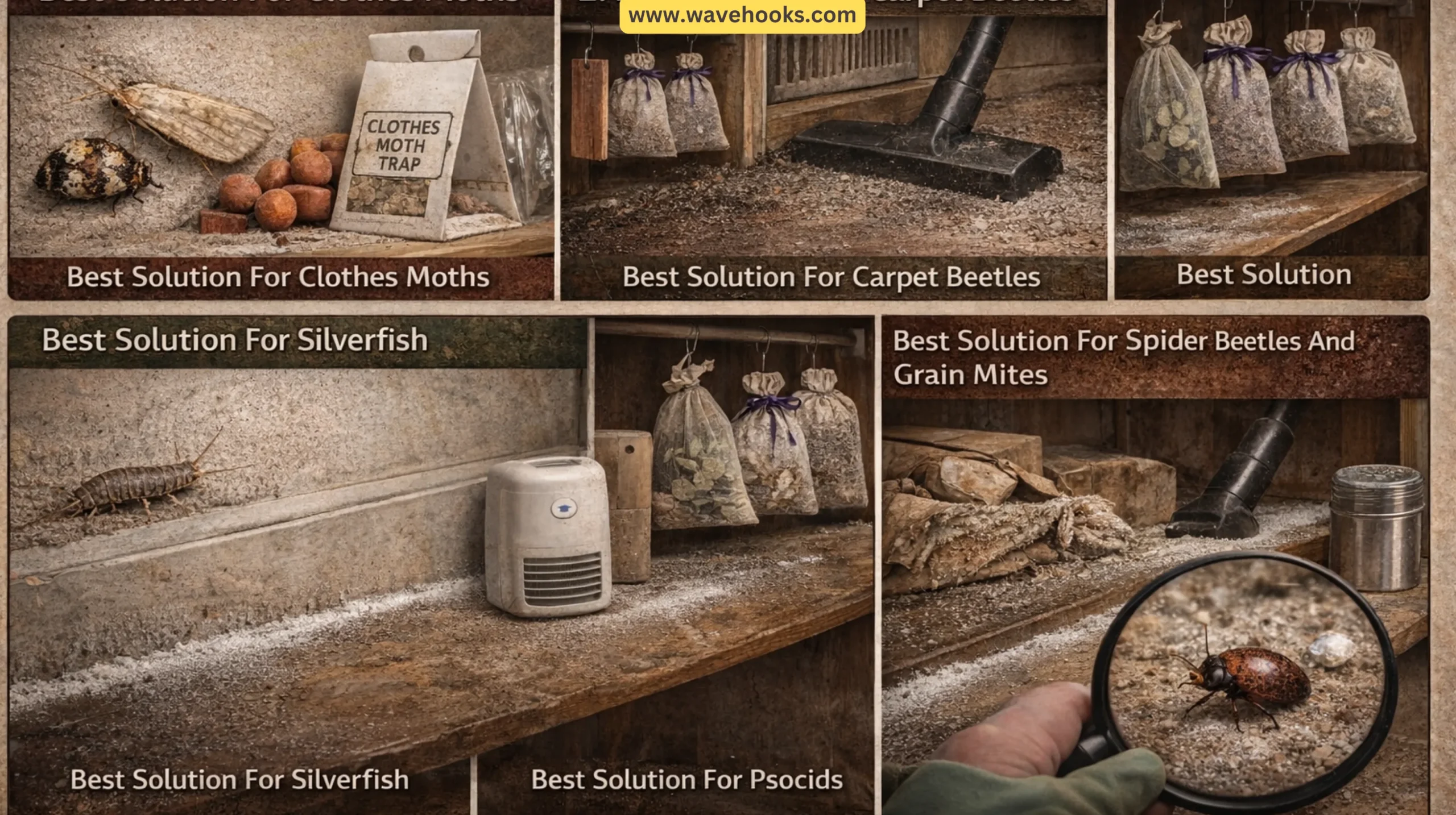 The Best Wardrobe Insect Solution For Each Type Of Bug