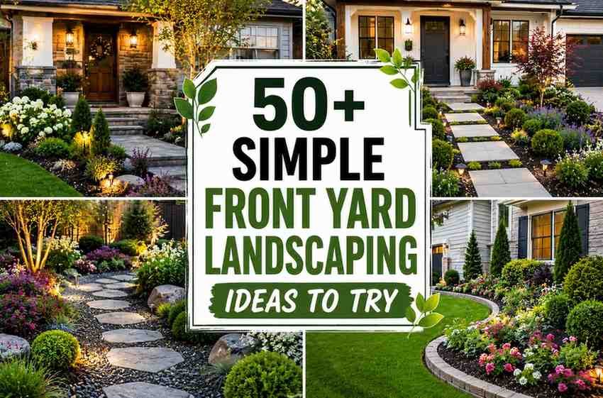 50+ Simple Front Yard Landscaping Ideas That Look Expensive!