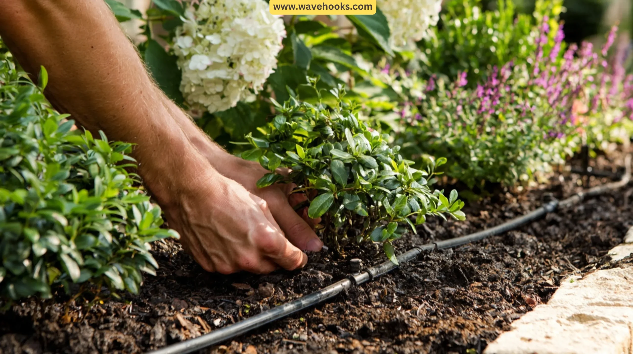 15. Install A Simple Drip Watering Line