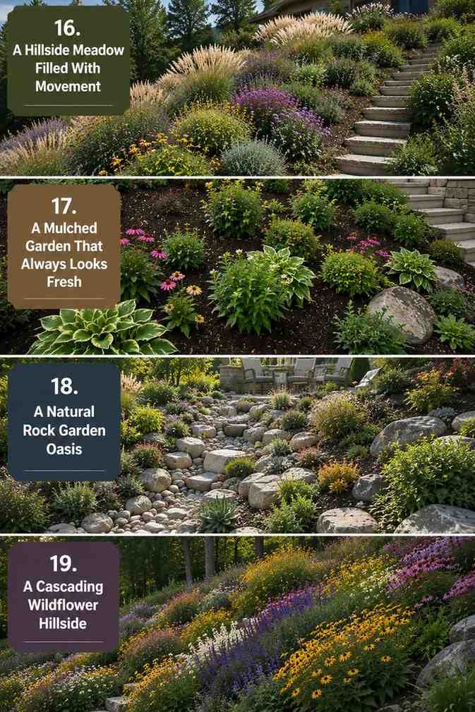 sloped backyard landscaping ideas