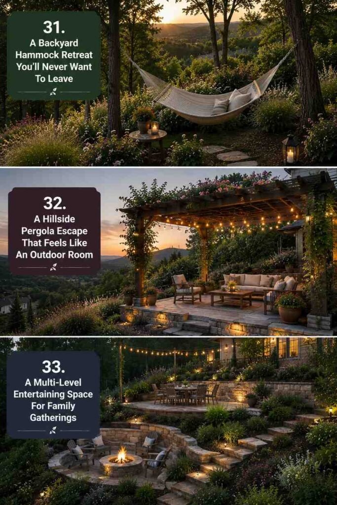 Sloped Backyard Ideas Before And After That Completely Transform A Hill