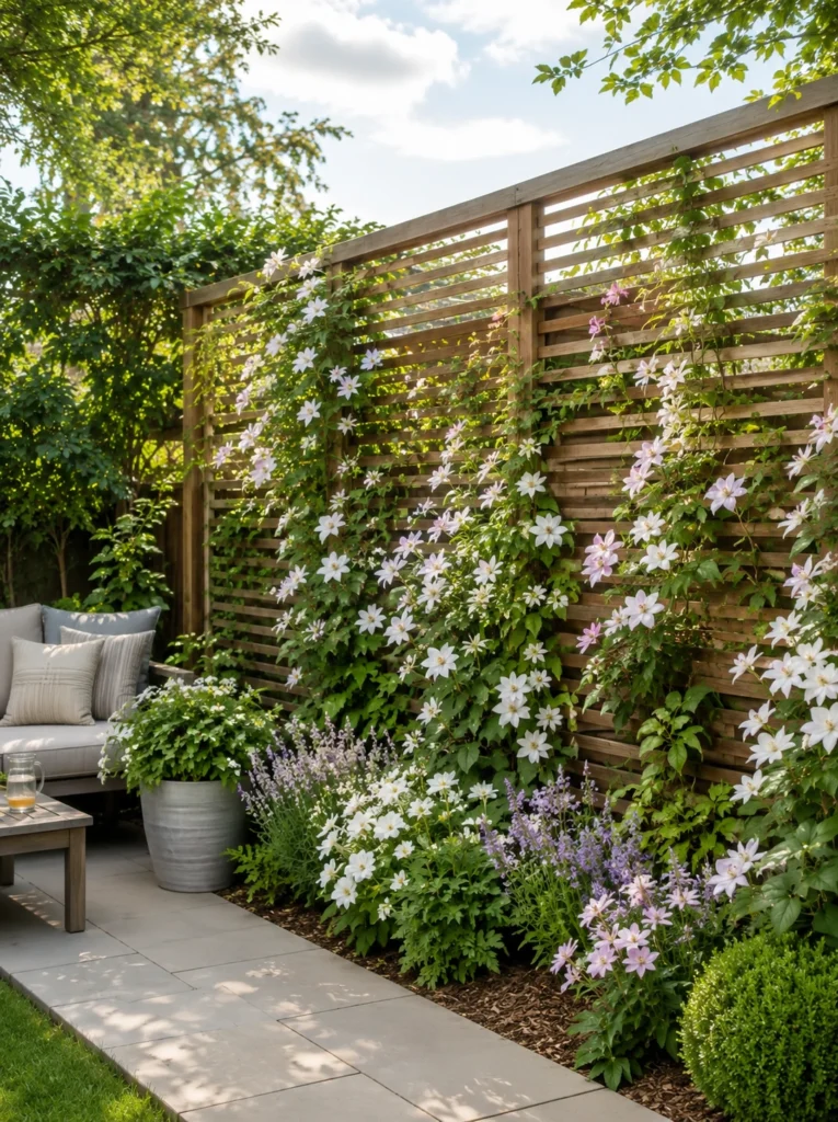 20. Trellis Privacy Fence