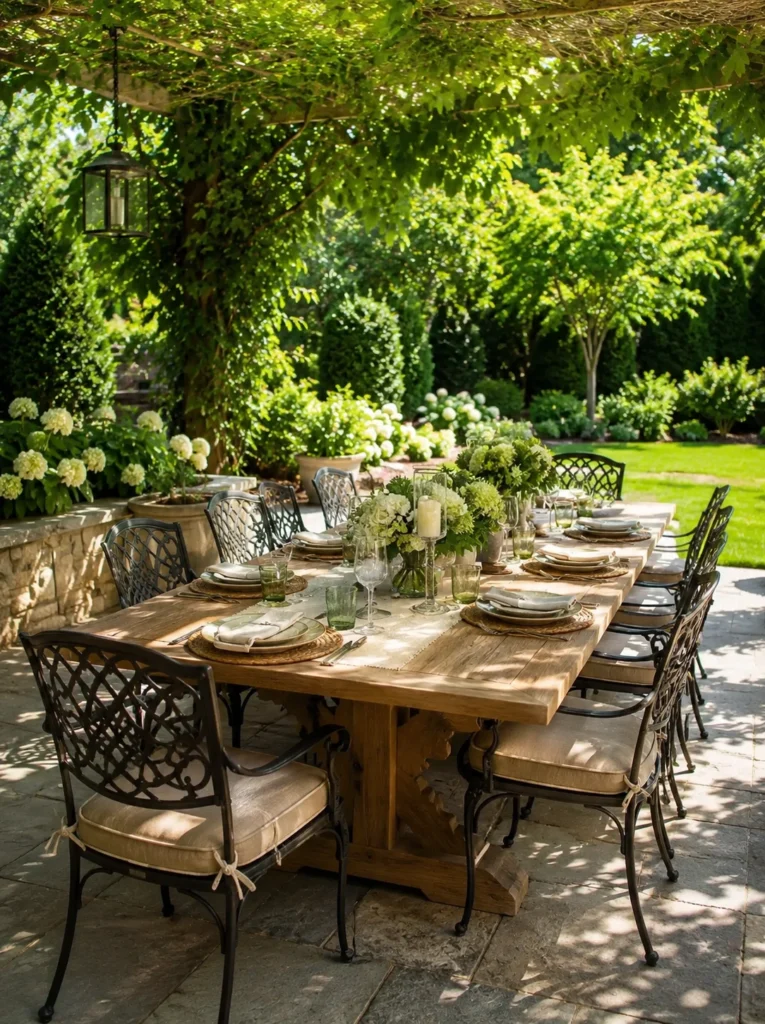 13. Long-Table Outdoor Dining
