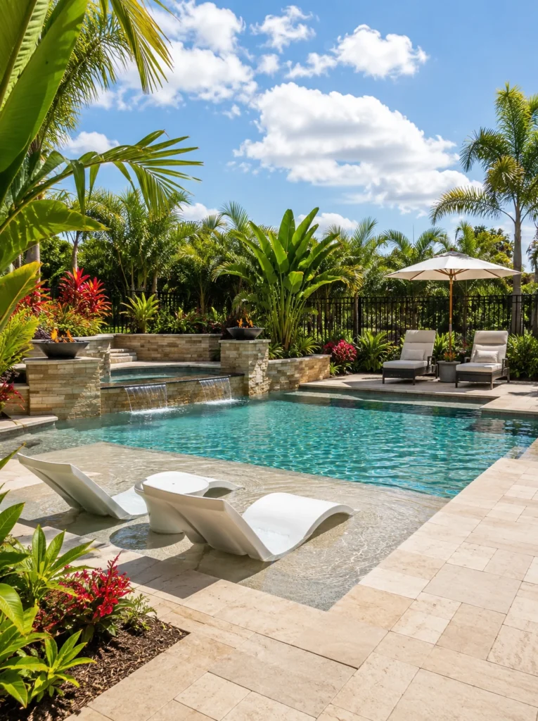 17. Inground Pool with Tanning Ledge
