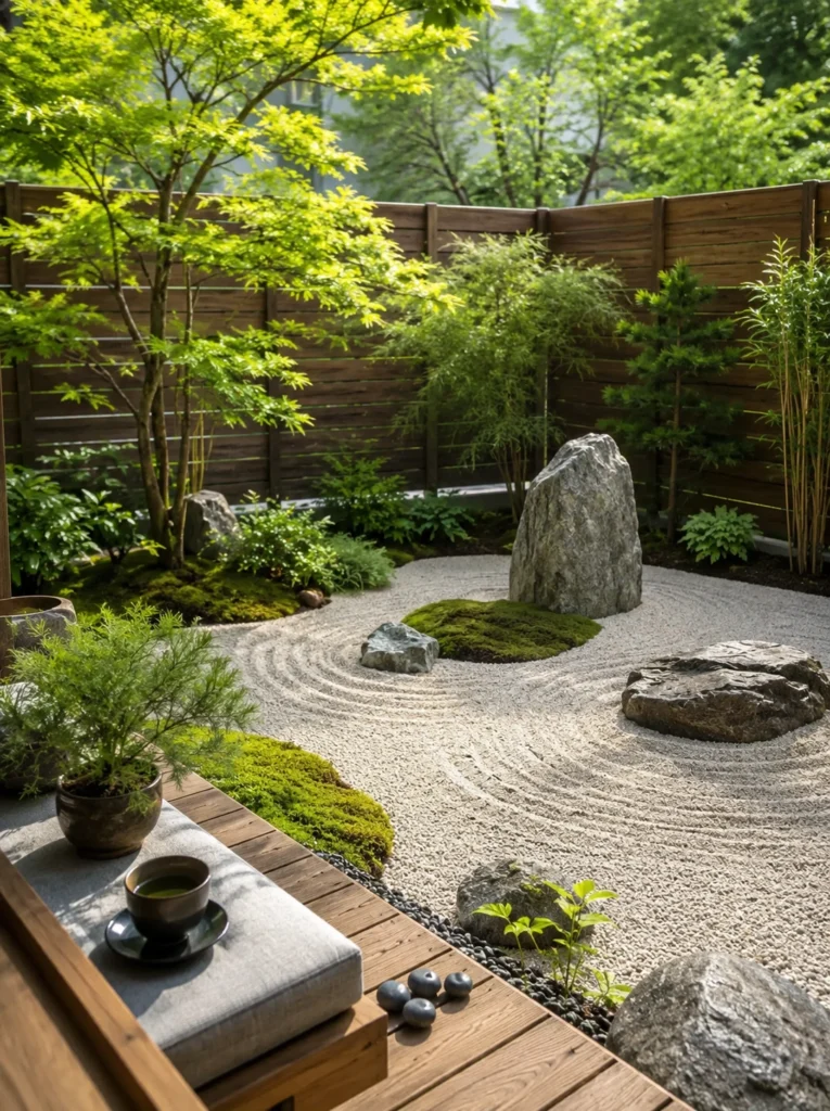 16. Japanese-Style Zen Garden