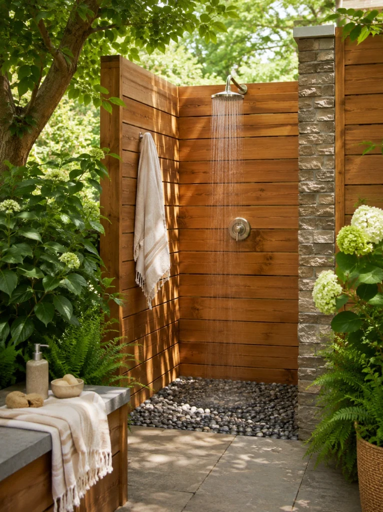 8. Outdoor Rinse Shower
