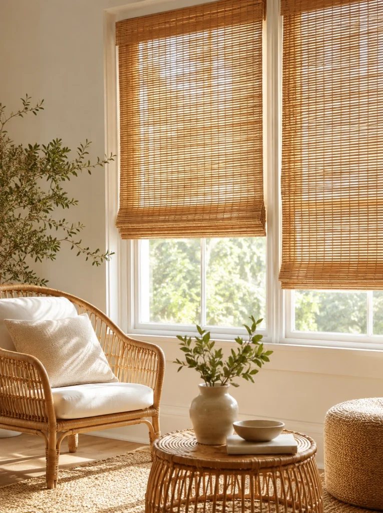 22. Bamboo Blinds