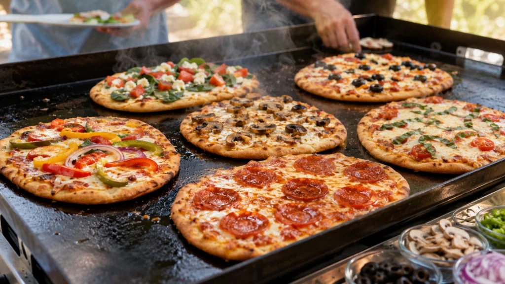 15. Griddle Pizza Party