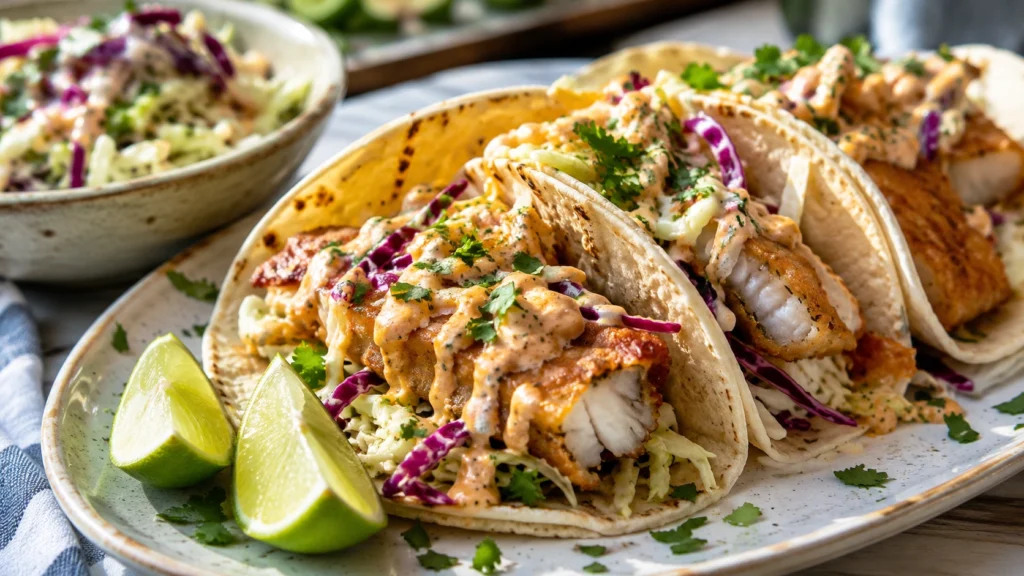 35. Fish Taco Fiesta Menu