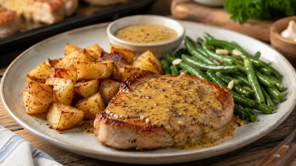 36. Pork Chop Dinner Menu