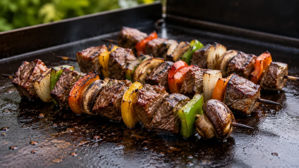 19. Blackstone Beef Kabobs