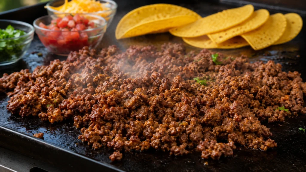15. Blackstone Taco Meat