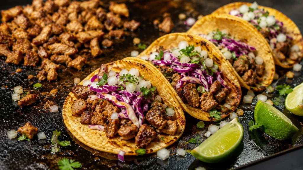 27. Blackstone Pork Tacos