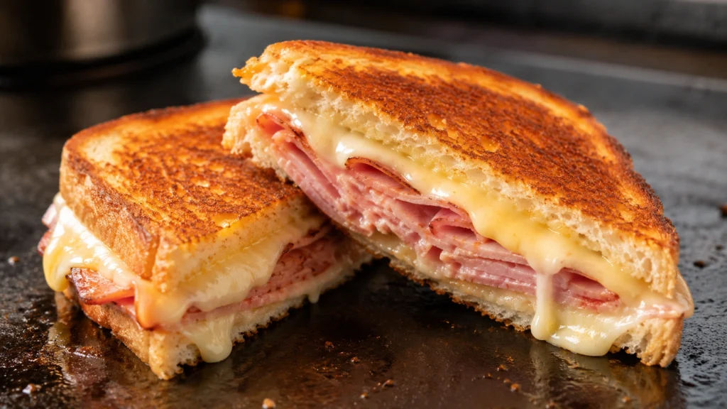26. Blackstone Ham and Cheese Melt
