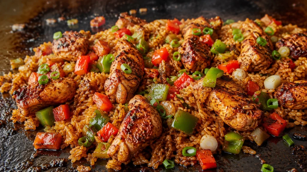 8. Cajun Chicken and Rice
