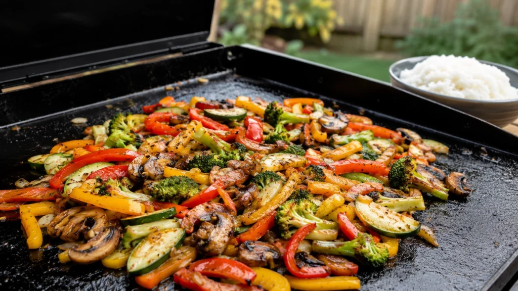 41. Blackstone Vegetable Stir-Fry