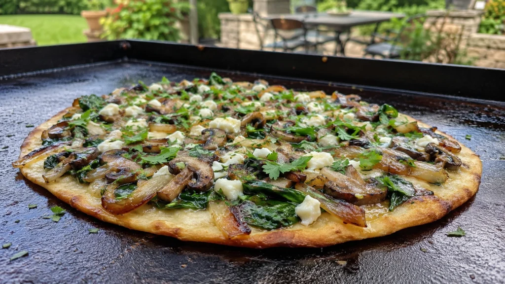 44. Blackstone Vegetable Flatbread