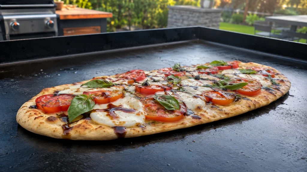 48. Blackstone Caprese Flatbread