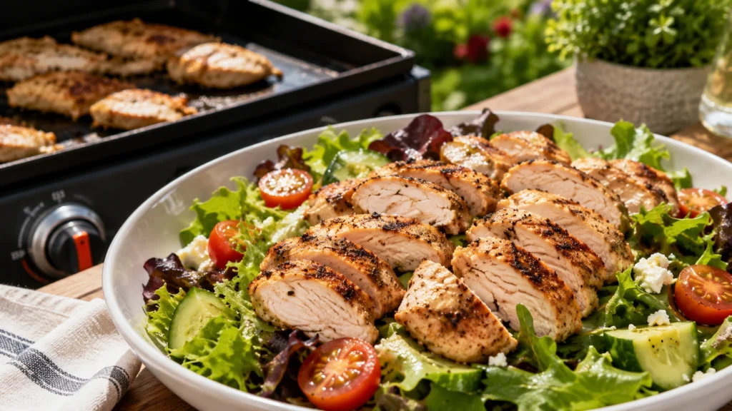 58. Blackstone Grilled Chicken Salad