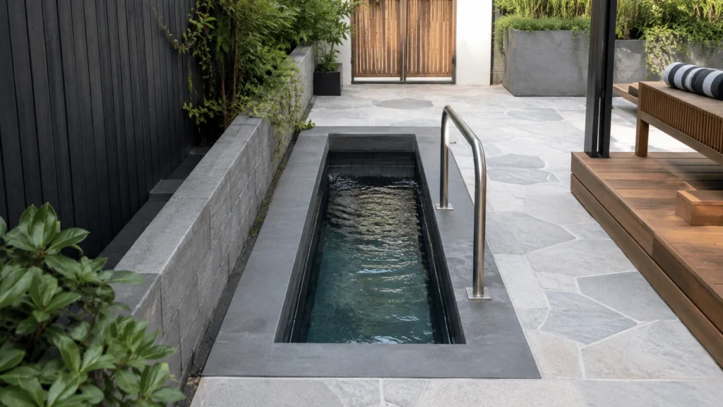3. Deep Plunge Pool for Cold-Water Therapy
