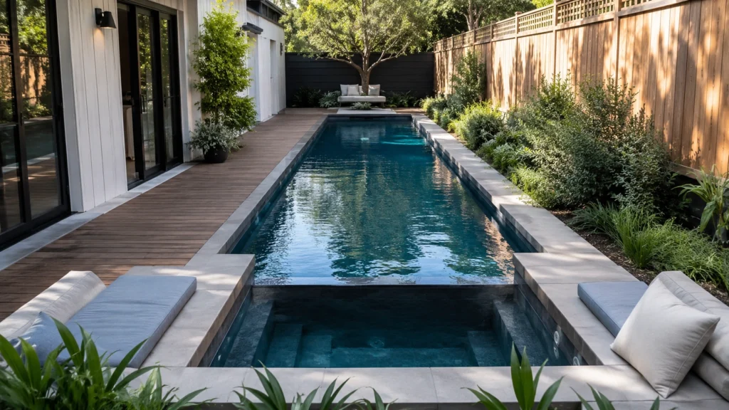 9. Lap Pool With a Sunken Turnaround Alcove