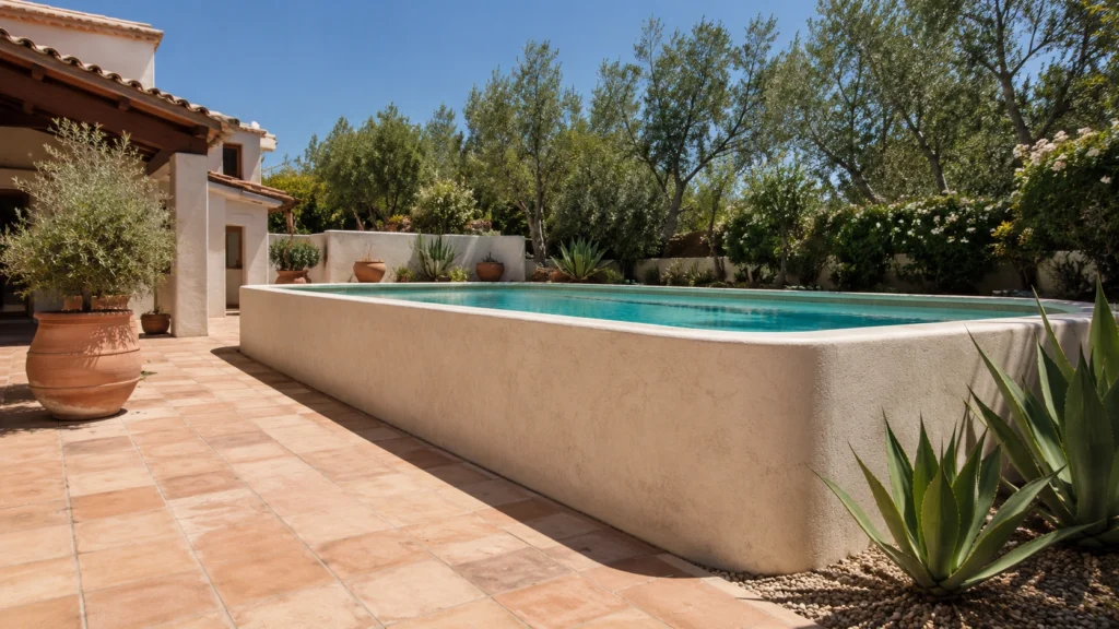 23. Stucco-Finished Exterior for a Mediterranean Feel