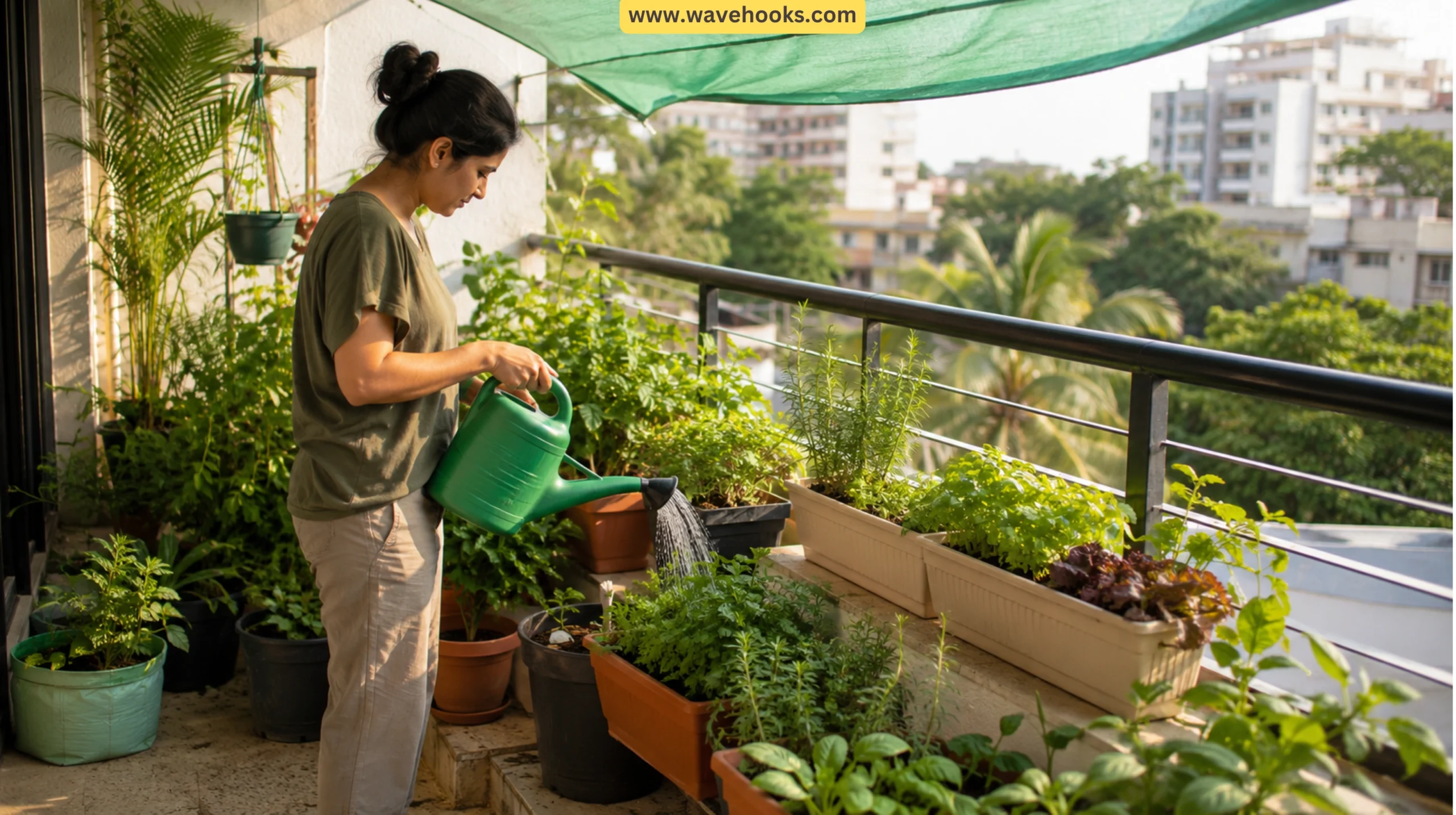 Balcony Plant Watering Tips For Hot Weather