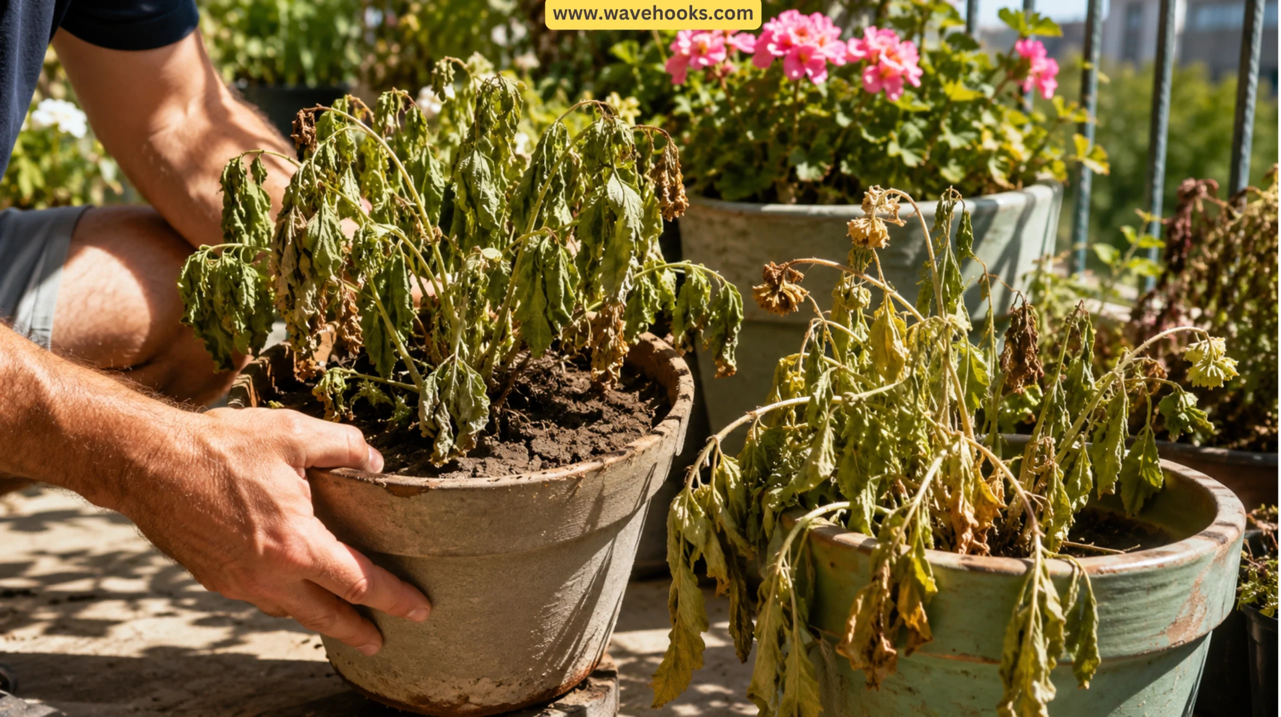 Signs Your Container Plants Need Water Immediately