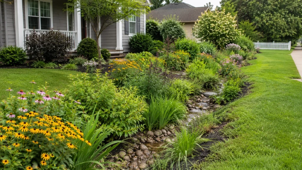 15. Rain Garden Style Ditch