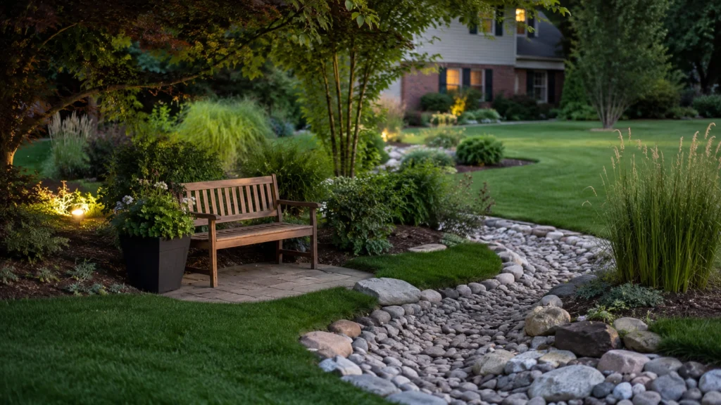30. Mini Garden Bench Nook